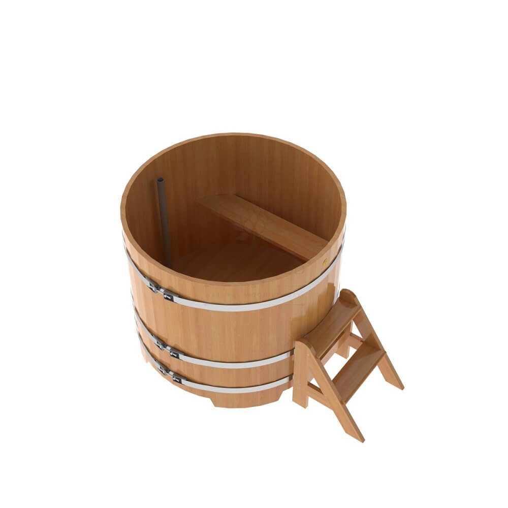Купель круглая BentWood D=1,17 лиственница натуральная премиум