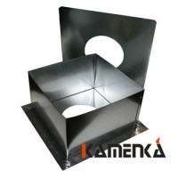 Потолочно-проходной узел EcoFlue диаметр 230 квадрат нерж+оцинк