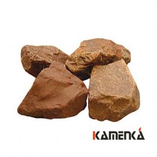 Камни для бани Яшма сургучная колотый коробка 10 кг